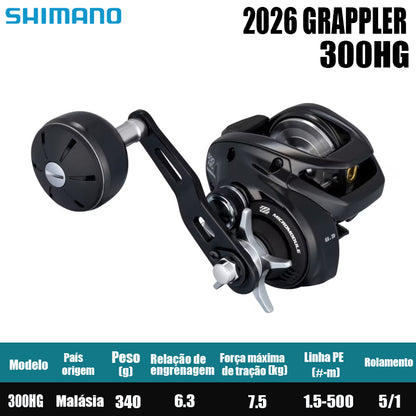 SHIMANO 2026 GRAPPLER 300HG Modelo Destro