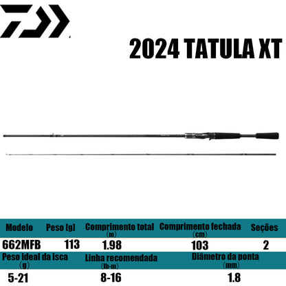 DAIWA 2024 TATULA XT 662MFB para carretilhas de pesca
