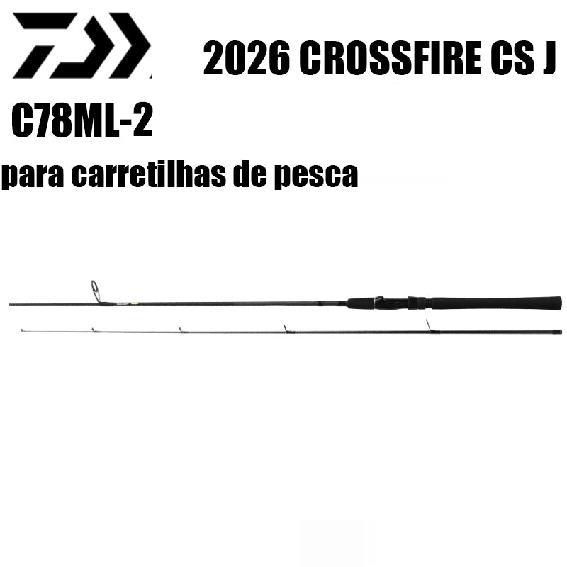 DAIWA 2026 CROSSFIRE CS J  C78ML-2 para carretilhas de pesca