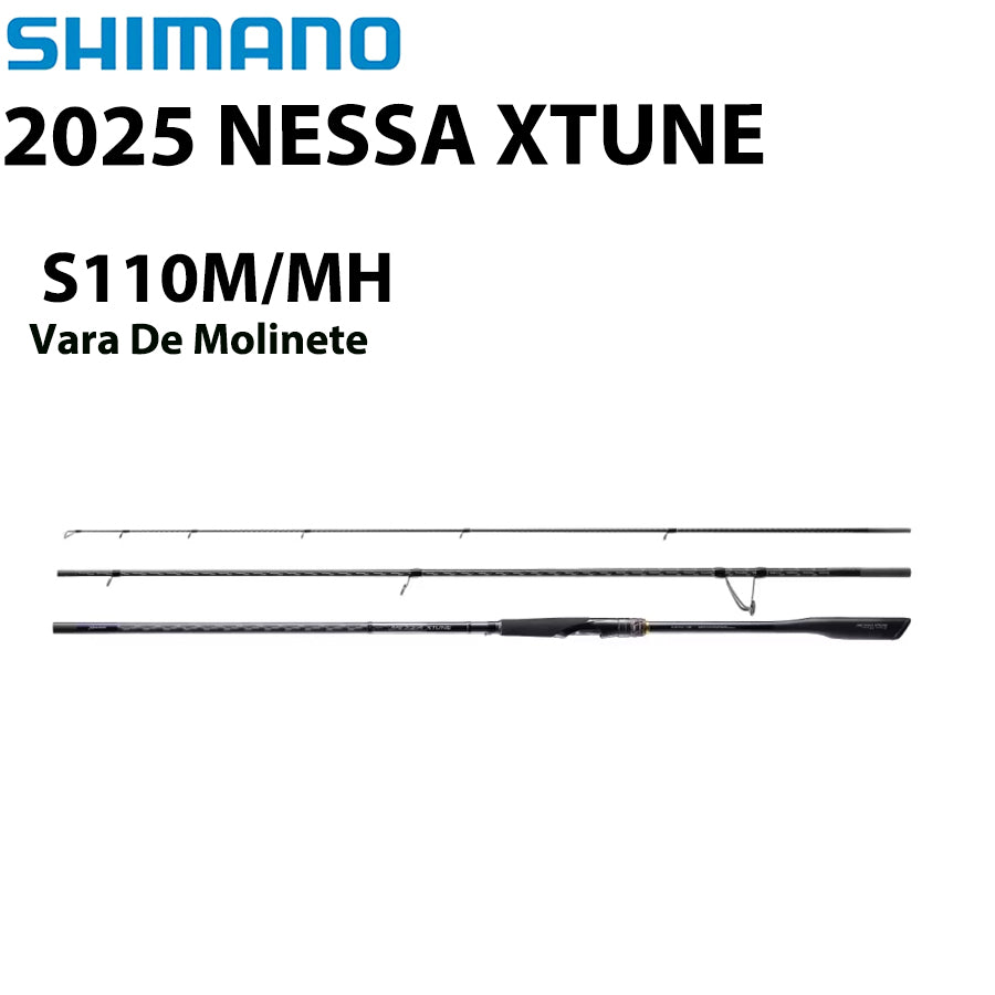 SHIMANO 2025 NESSA XTUNE S110M/MH Vara De Molinete