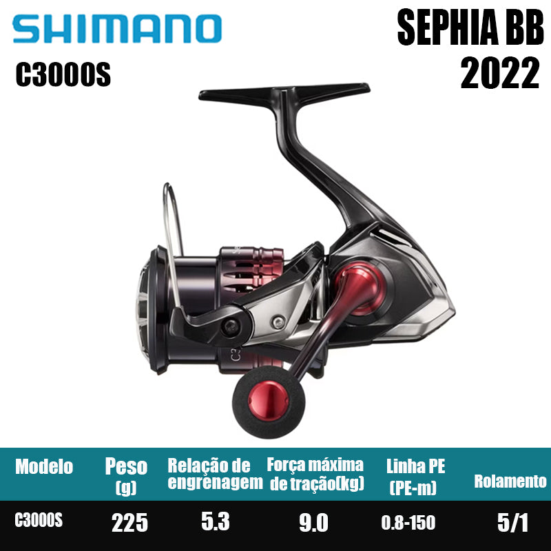 SHIMANO 2022 SEPHIA BB carretel de pesca spinning carretel de água doce peças de pesca de água salgada Origem: Malásia