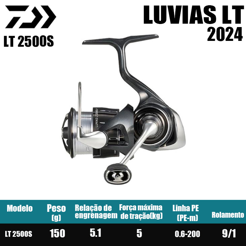 DAIWA 2024 LUVIAS LT carrete de pesca carrete de filação de água doce peças de pesca de água salgada Origem China