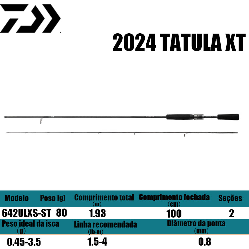 DAIWA 2024 TATULA XT 642ULXS-ST para molinetes de pesca