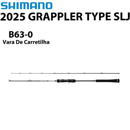 SHIMANO 2025 GRAPPLER TYPE SLJ B63-0 Vara De Carretilha