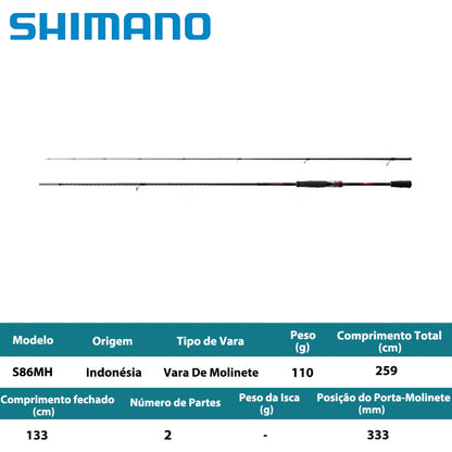 SHIMANO 2022 SEPHIA BB S86MH Vara De Molinete