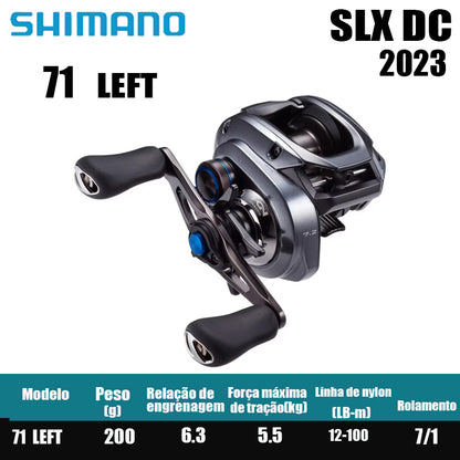 Carretilha De Arremesso SHIMANO 2023 SLX DC , Peça De Reposição Para Pesca Em Água Doce E Salgada. Local De Produção: Malásia.