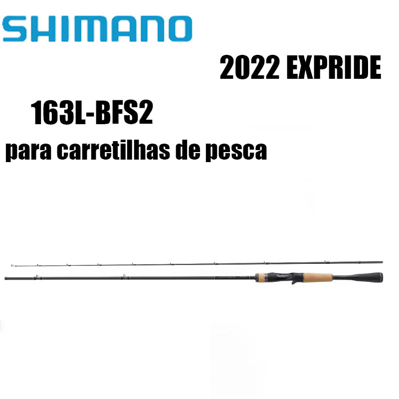 SHIMANO 2022 EXPRIDE 163L-BFS/2 para carretilhas de pesca