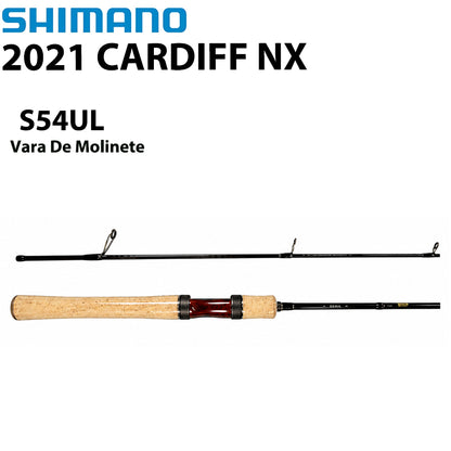 SHIMANO 2021 CARDIFF NX S54UL Vara De Molinete