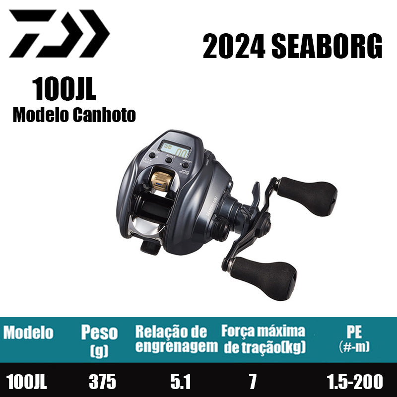 DAIWA 2024 SEABORG 100JL Modelo Canhoto