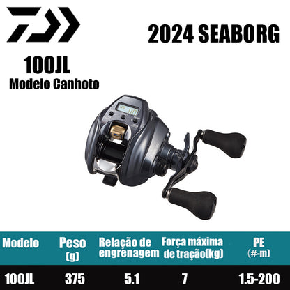 DAIWA 2024 SEABORG 100JL Modelo Canhoto