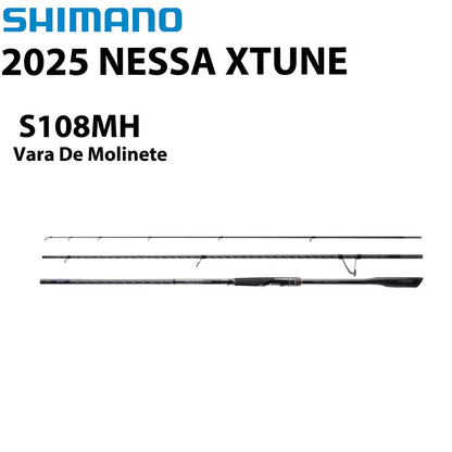 SHIMANO 2025 NESSA XTUNE S108MH Vara De Molinete