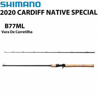 SHIMANO 2020 CARDIFF NATIVE SPECIAL B77ML Vara De Carretilha