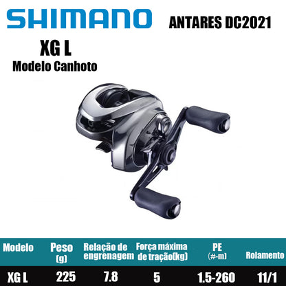 SHIMANO 2021 ANTRES DC XG Modelo Canhoto