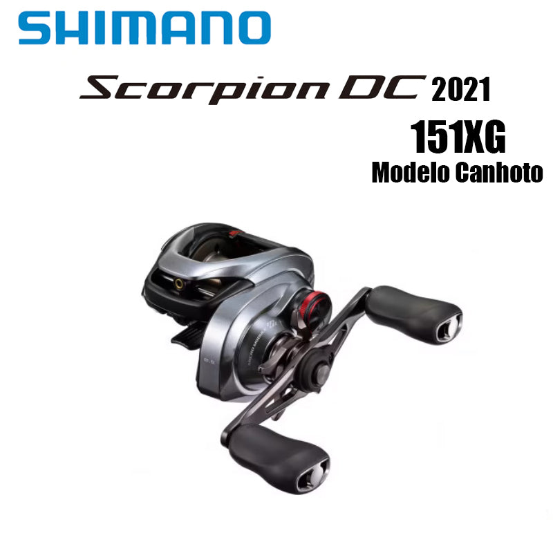 SHIMANO 2021 Scorpion DC 151XG Modelo Canhoto