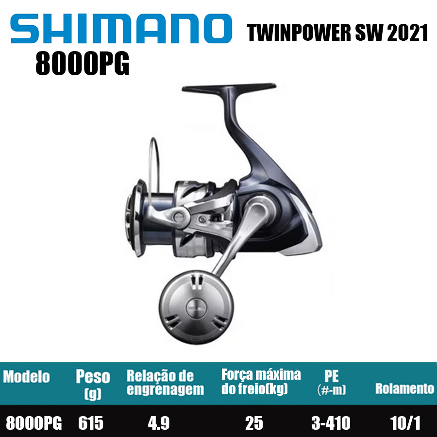 SHIMANO 2021 TWINPOWER SW 8000PG