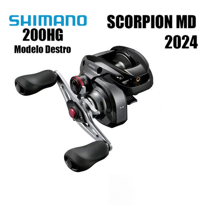 SHIMANO 2024 Scorpion MD 200HG Modelo Destro