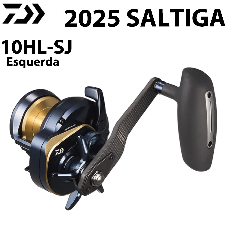 DAIWA 2025 SALTIGA 10HL-SJ Carretilha Esquerda