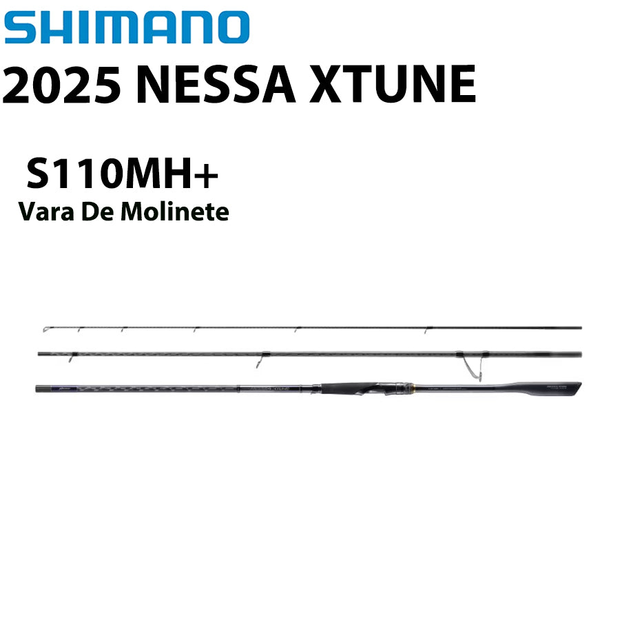 SHIMANO 2025 NESSA XTUNE S110MH+ Vara De Molinete