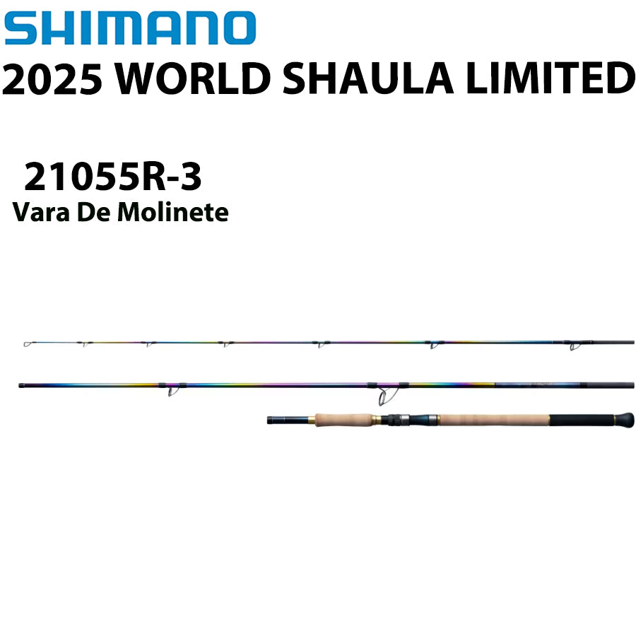 SHIMANO 2025 WORLD SHAULA LIMITED 21055R-3 Vara De Molinete