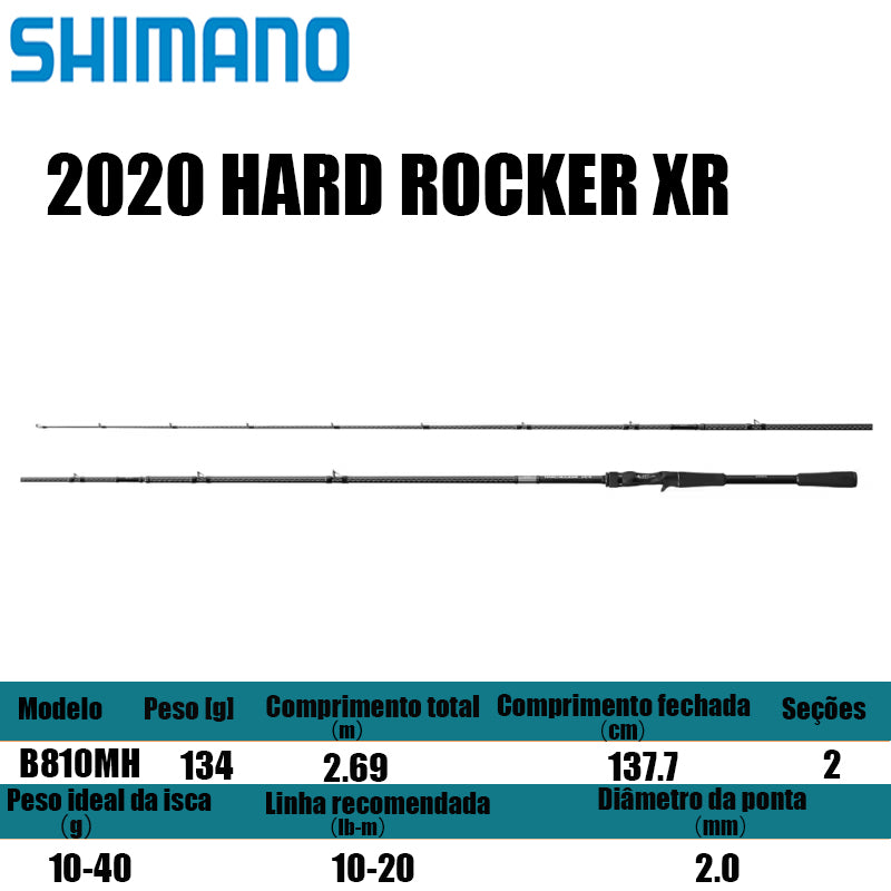 SHIMANO 2020 HARD ROCKER XR B810MH para carretilhas de pesca