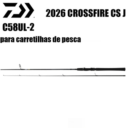 DAIWA 2026 CROSSFIRE CS J C58UL-2 para carretilhas de pesca
