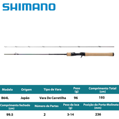 SHIMANO 2022 CARDIFF STREAM LIMITED B64L Vara De Carretilha
