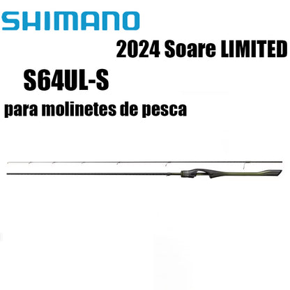SHIMANO 2024 Soare LIMITED S64UL-S para molinetes de pesca