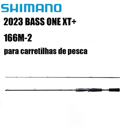 SHIMANO 2023 BASS ONE XT+ 166M-2 para carretilhas de pesca