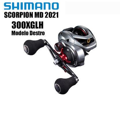 SHIMANO 2021 SCORPION MD 301XGLH Modelo Canhoto