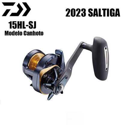 DAIWA 2023 SALTIGA 15HL-SJ Modelo Canhoto