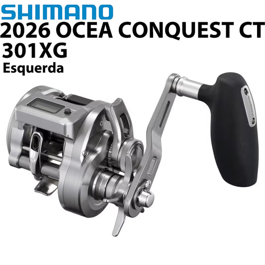 SHIMANO 2026 OCEA CONQUEST CT 301XG Carretilha Esquerda