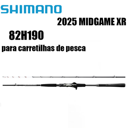 SHIMANO 2025 MIDGAME XR 82H190 para carretilhas de pesca
