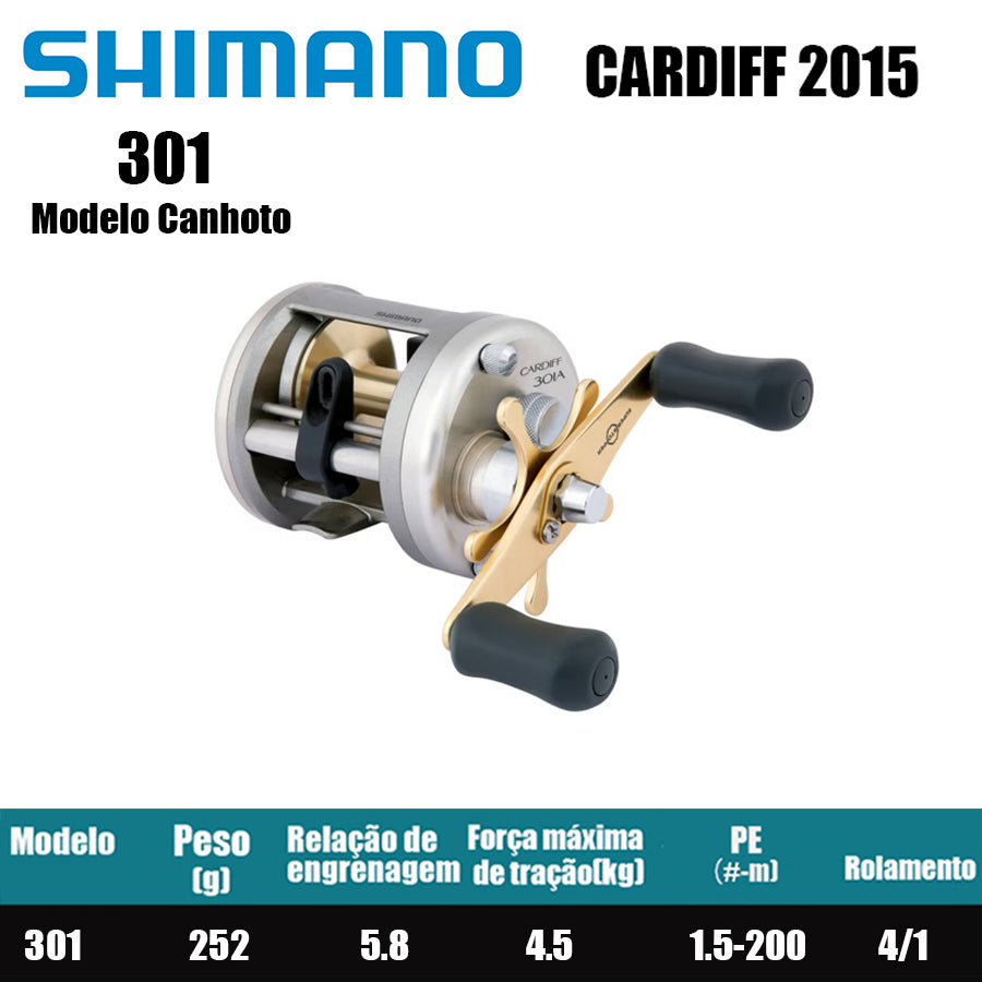 SHIMANO CARDIFF 301 Modelo Canhoto