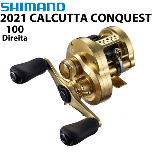 SHIMANO 2021 CALCUTTA CONQUEST 100 Carretilha Direita