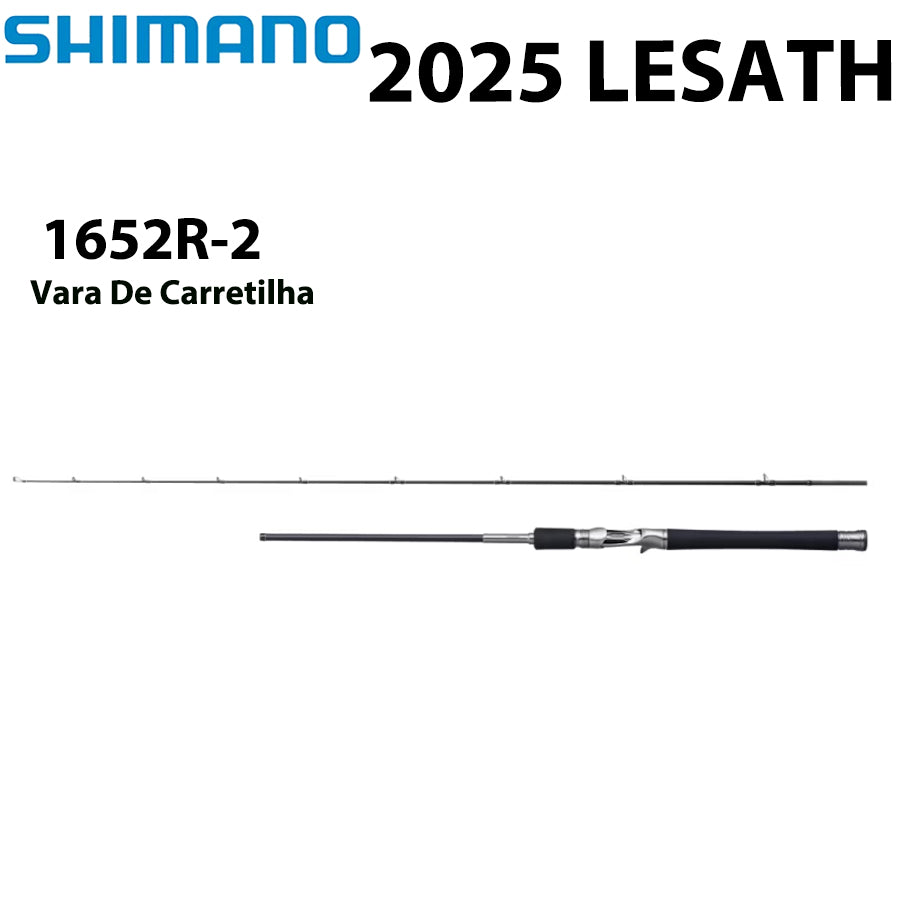 SHIMANO 2025 LESATH 1652R-2 Vara De Carretilha