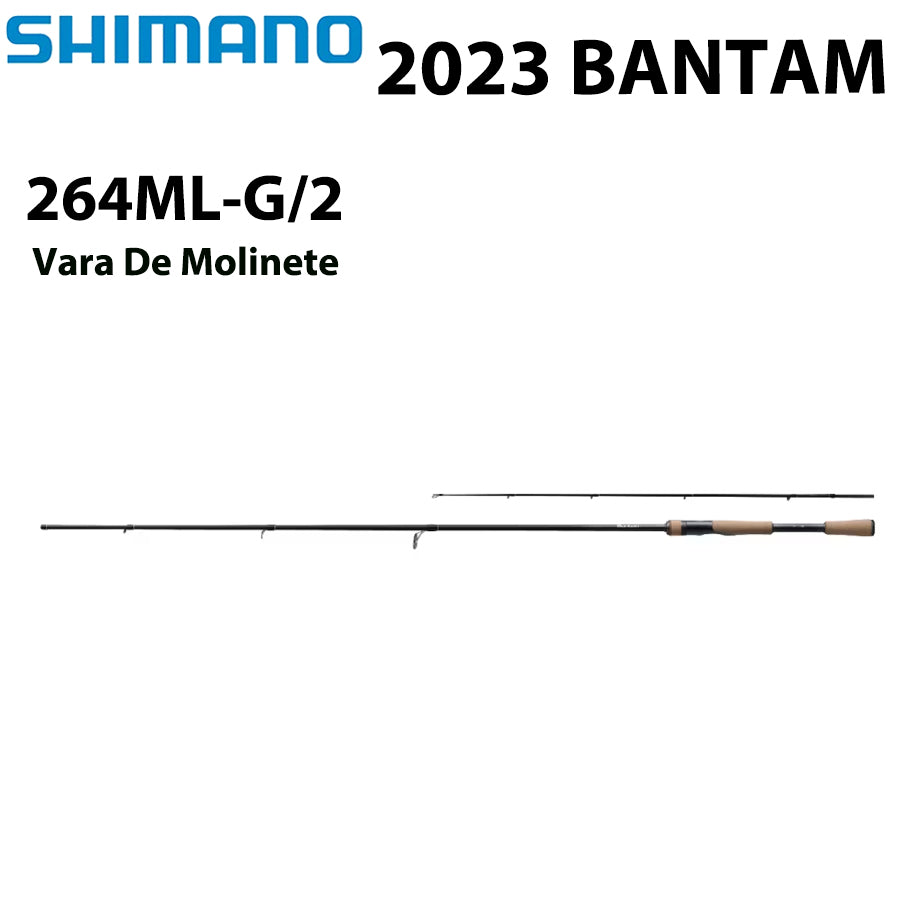 SHIMANO 2023 BANTAM 264ML-G/2 Vara De Molinete