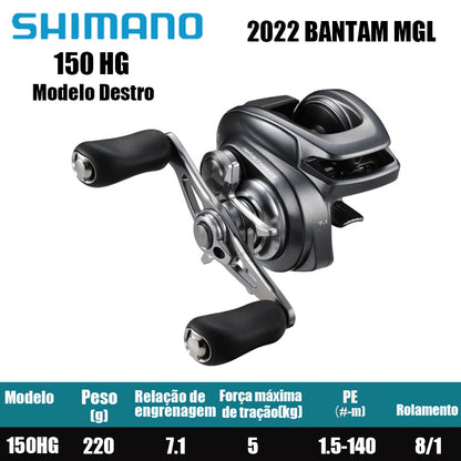 SHIMANO 2022 Bantam 150HG Modelo Destro