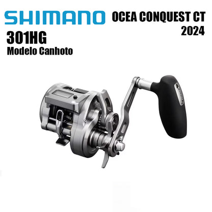 SHIMANO 2024 OCEA CONQUEST CT 301HG Modelo Canhoto
