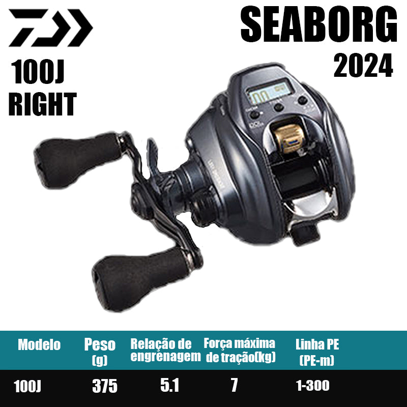 DAIWA SEABORG 100 200 300 400 500 600 Electric Reel Salt Water Fishing Reel fishing parts Origin: Japan Deep sea boat fishing  Electric winch wheel