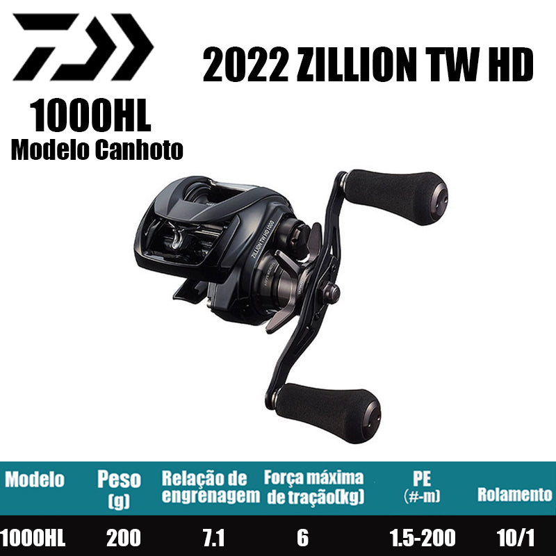 DAIWA 2022 ZILLION TW HD 1000HL Modelo Canhoto