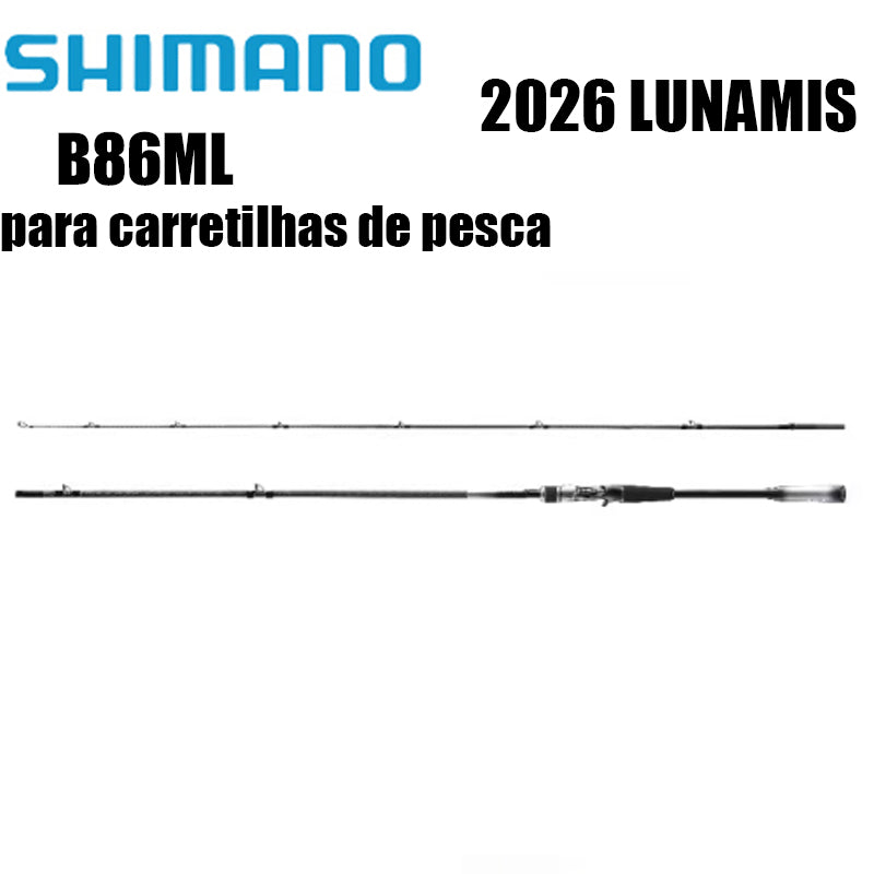 SHIMANO 2026 LUNAMIS B86ML para carretilhas de pesca
