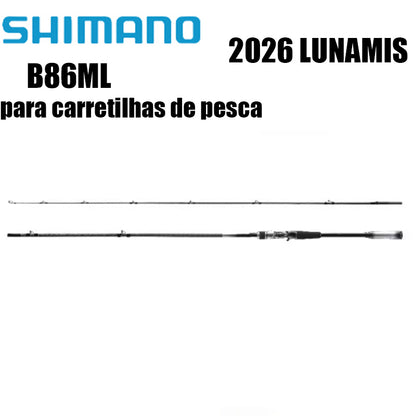 SHIMANO 2026 LUNAMIS B86ML para carretilhas de pesca