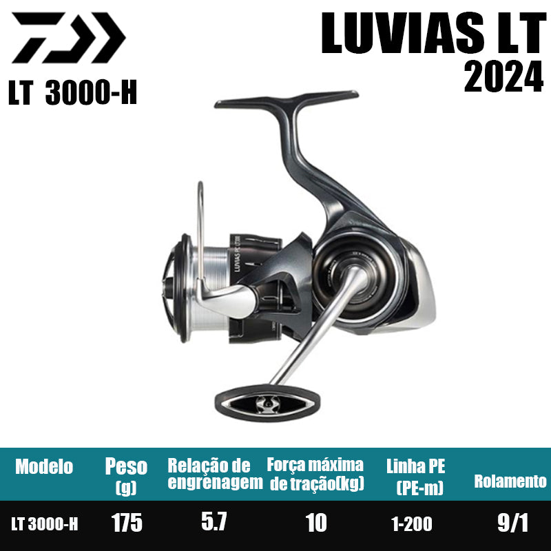 DAIWA 2024 LUVIAS LT carrete de pesca carrete de filação de água doce peças de pesca de água salgada Origem China