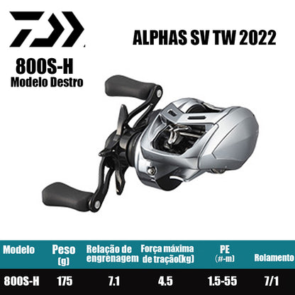 DAIWA 2022 ALPHAS SV TW 800S-H Modelo Destro