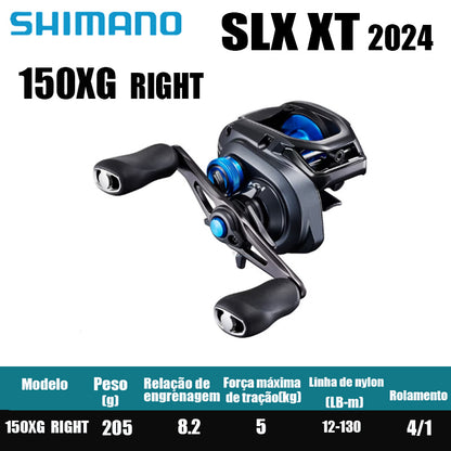 Carretilha De Arremesso SHIMANO 2024 SLX XT , Peça De Reposição Para Pesca Em Água Doce E Salgada. Local De Produção: Malásia.