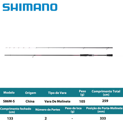 SHIMANO 2023 SEPHIA SS S86M-S Vara De Molinete