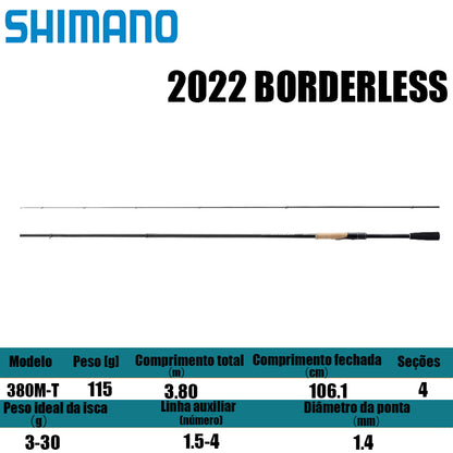SHIMANO 2022 BORDERLESS  380M-T para molinetes de pesca