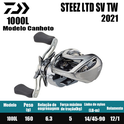 DAIWA 2021 STEEZ LTD SV TW1000L Modelo Canhoto