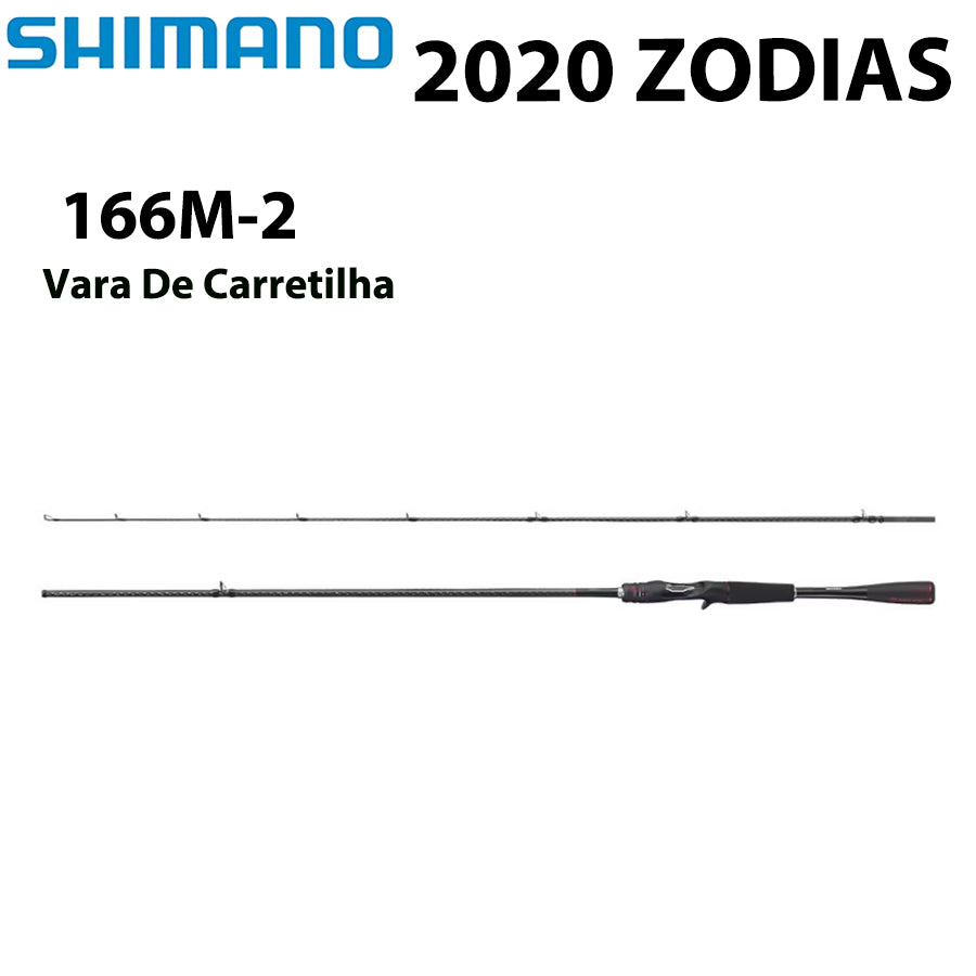 SHIMANO 2020 ZODIAS 166M-2 Vara De Carretilha