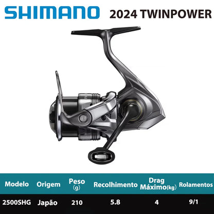 SHIMANO 2024 TWINPOWER 2500SHG Molinete